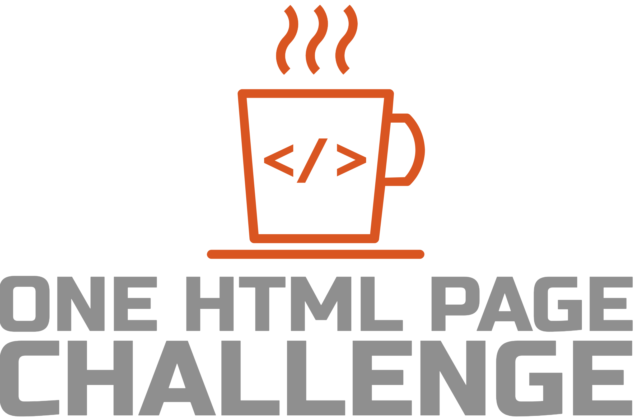 One Html Page Challenge